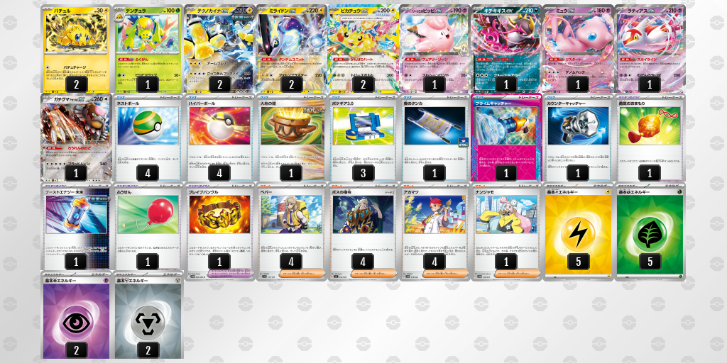 テツノカイナex＋バチュル型【ジャパンチャンピオンシップマスター部門3位】